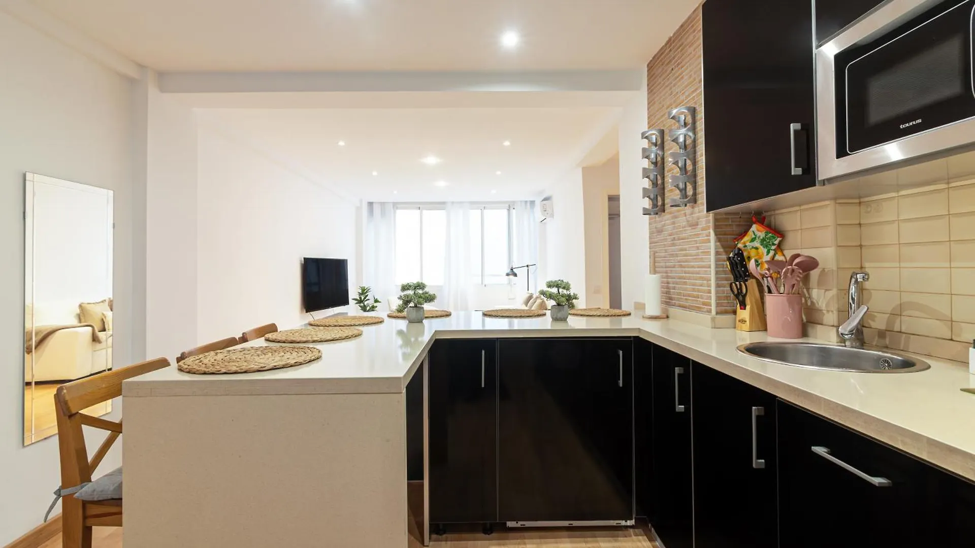 Malaga Center Flat Soho Modern 2Br Daire