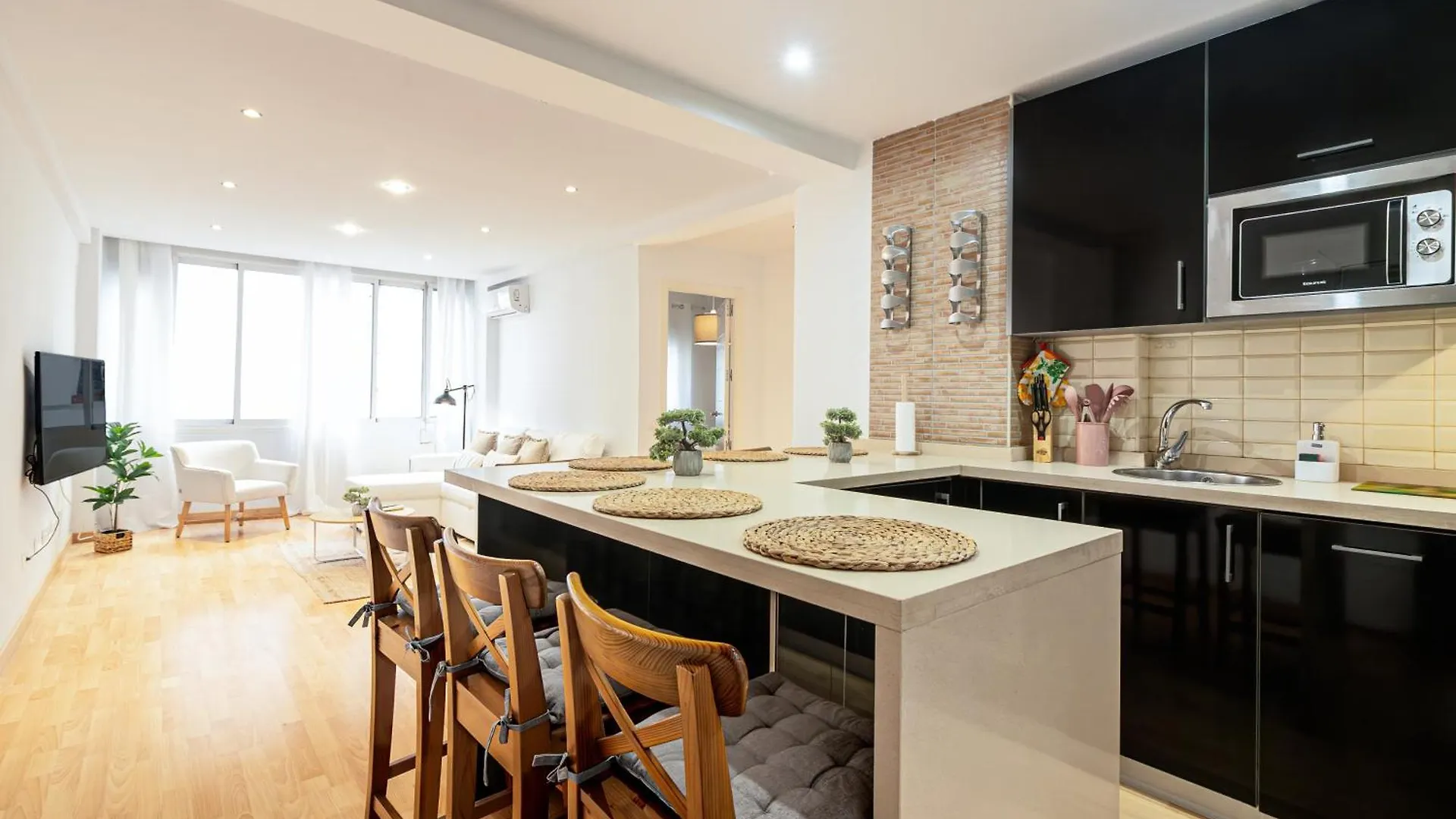 Malaga Center Flat Soho Modern 2Br Daire
